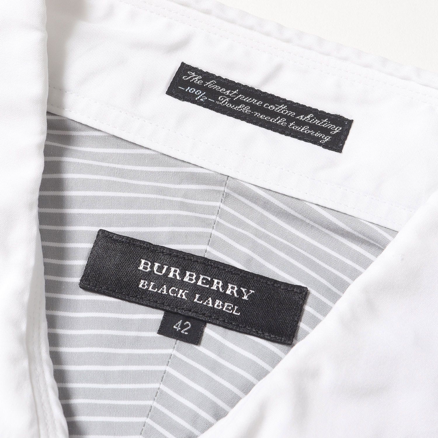 BURBERRY BLACK LABEL バーバリー ブラックレーベル シャツ サイズ:42 