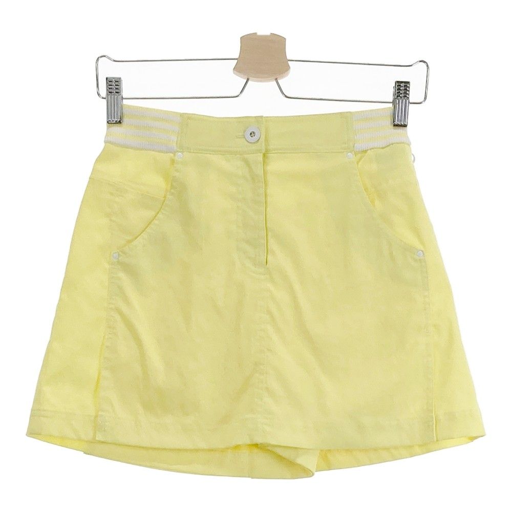 サイズ：36 ADABAT アダバット インナー付 スカート イエロー系