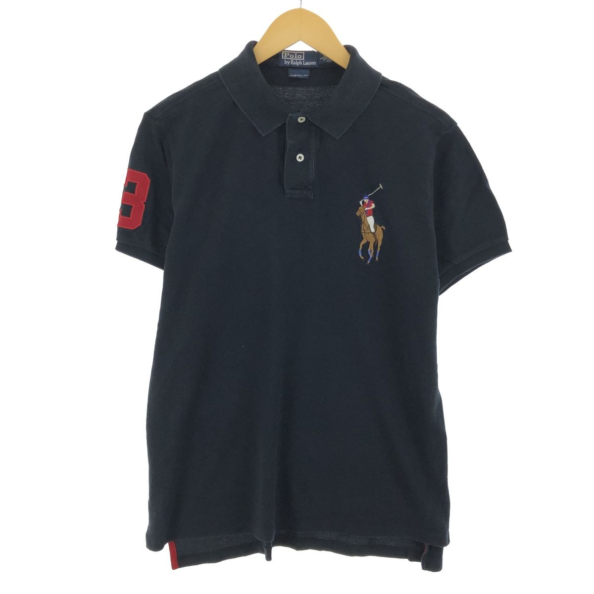 古着 ラルフローレン POLO by Ralph Lauren CUSTOM FIT ビッグポニー 半袖 ポロシャツ メンズL/eaa464000