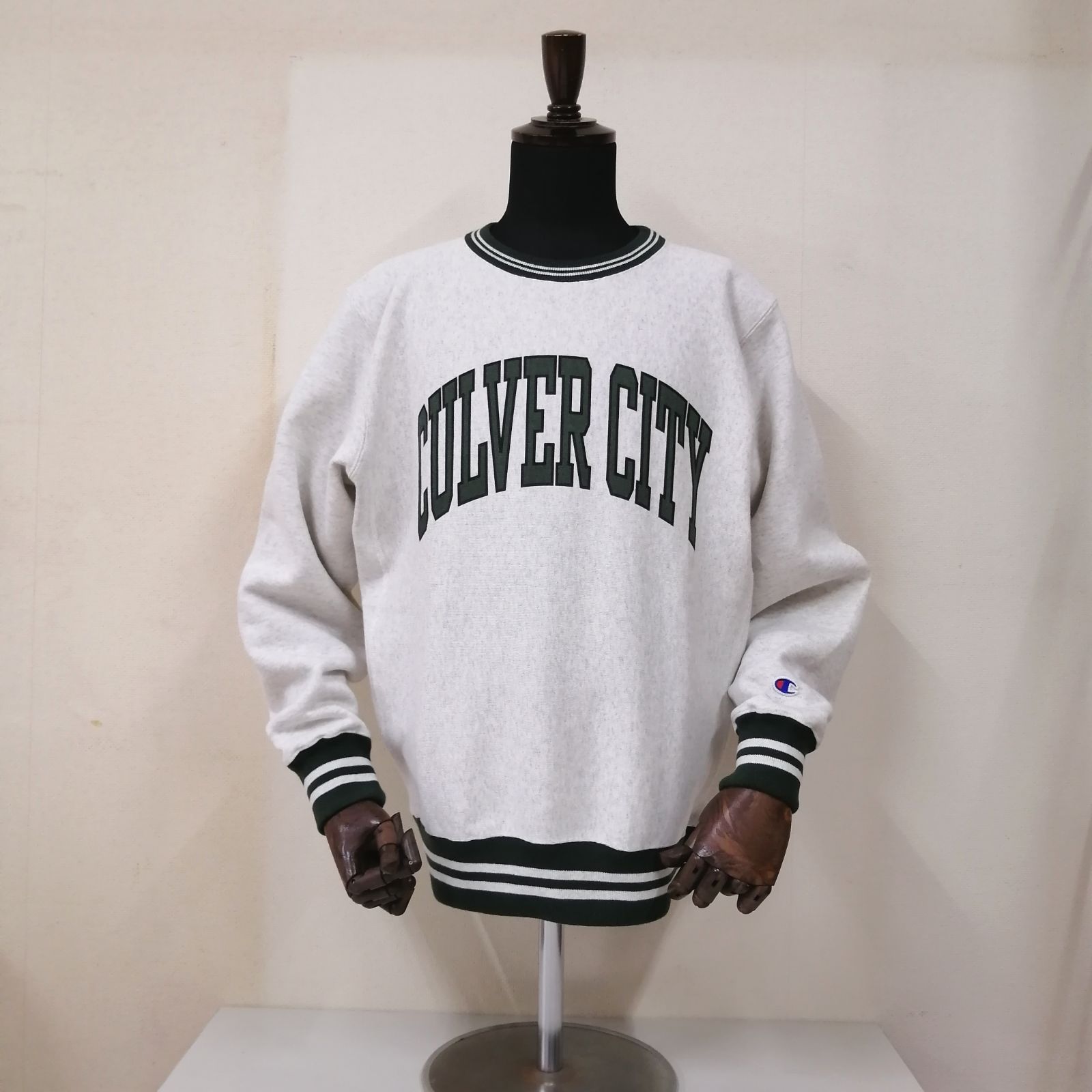 新作】【Champion／チャンピオン・REVERSE WEAVEラインリブトレーナー 