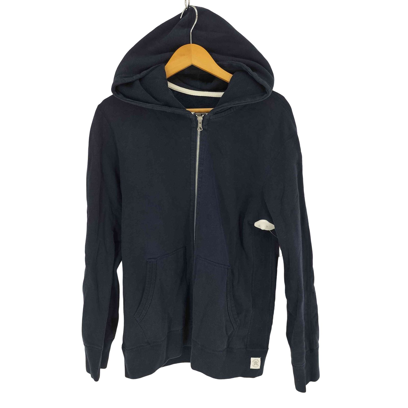 美品】REIGNING CHAMP カナダ製 ジップパーカー L 赤 裏起毛 CHAMP 