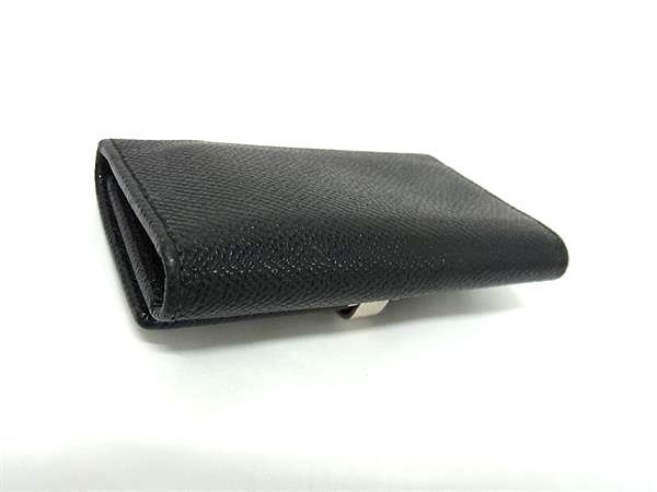 ✨極美品✨　ブルガリ　キーケース　６連キー　サークルロゴ　ロゴクリップ　ブラック 名入れ】 ブルガリ キーケース メンズ ブランド レディース 6連