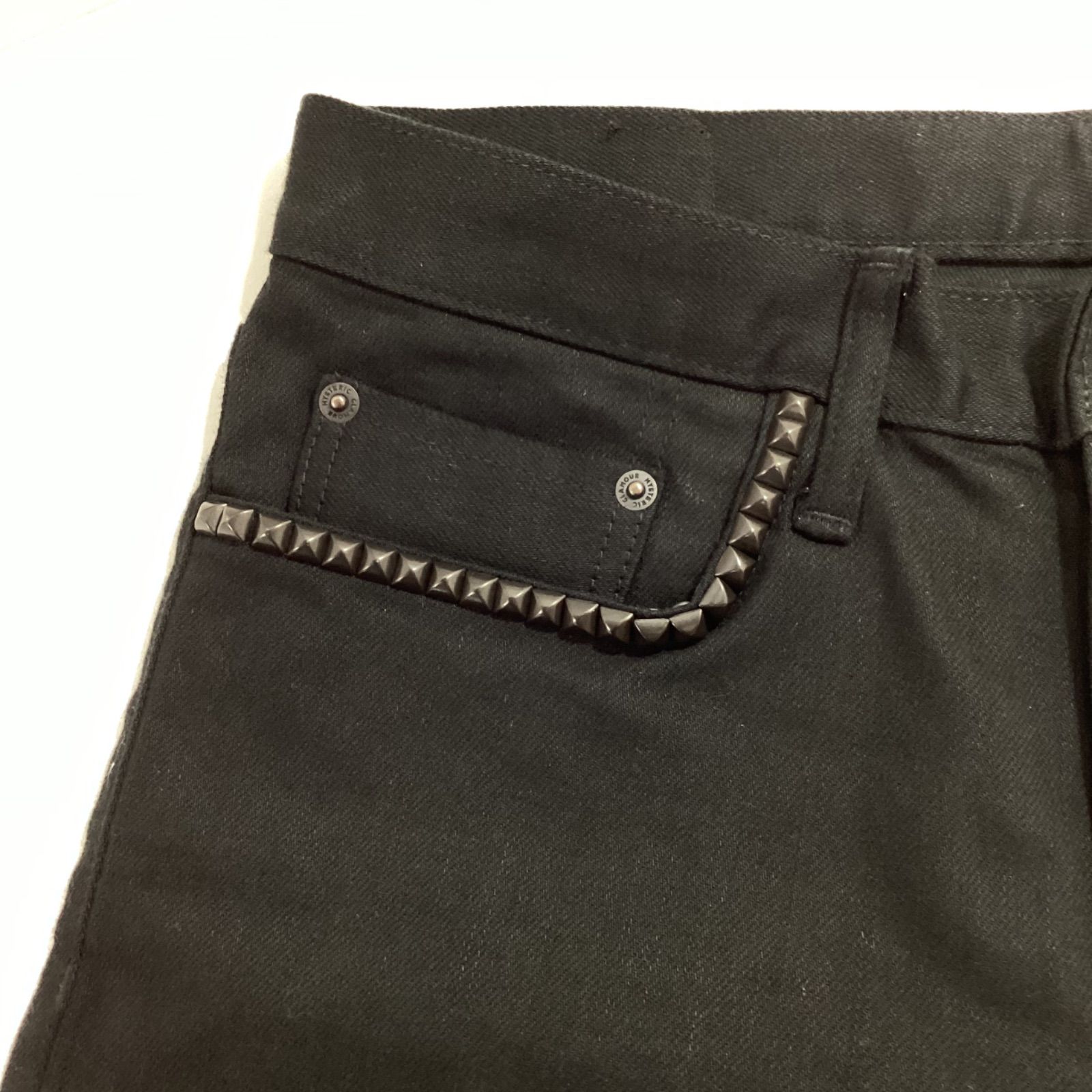 ヒステリックグラマー HYSTERICGLAMOUR スタッズデザイン ブラック