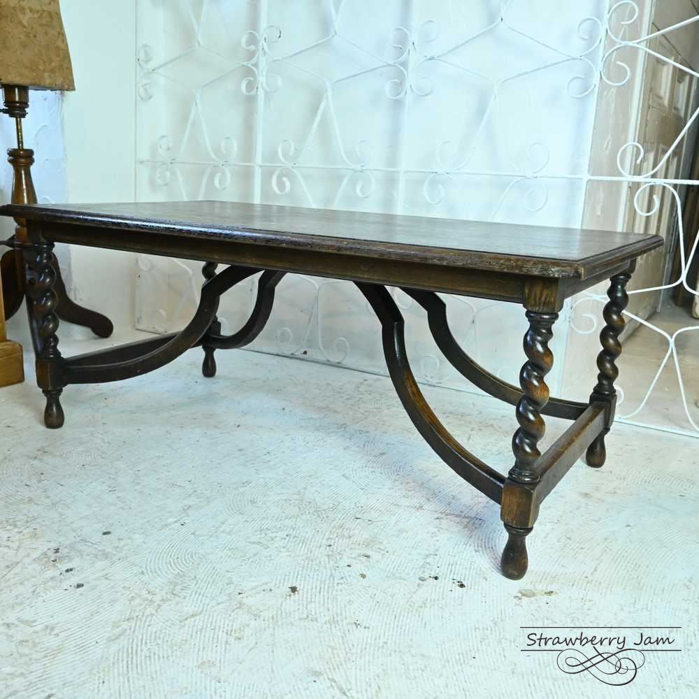 L3705-258 英国アンティーク オーク ローテーブル センターテーブル L3705-258 英国アンティーク オーク ローテーブル センターテーブル