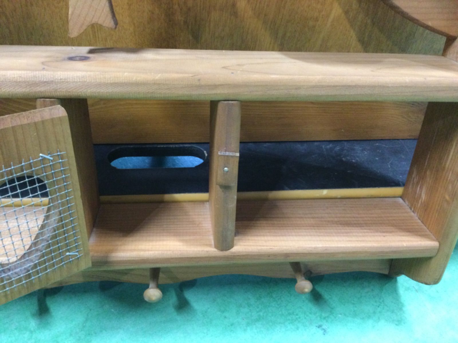 カントリー家具 ハート型 木製シェルフ アメリカンカントリー か137