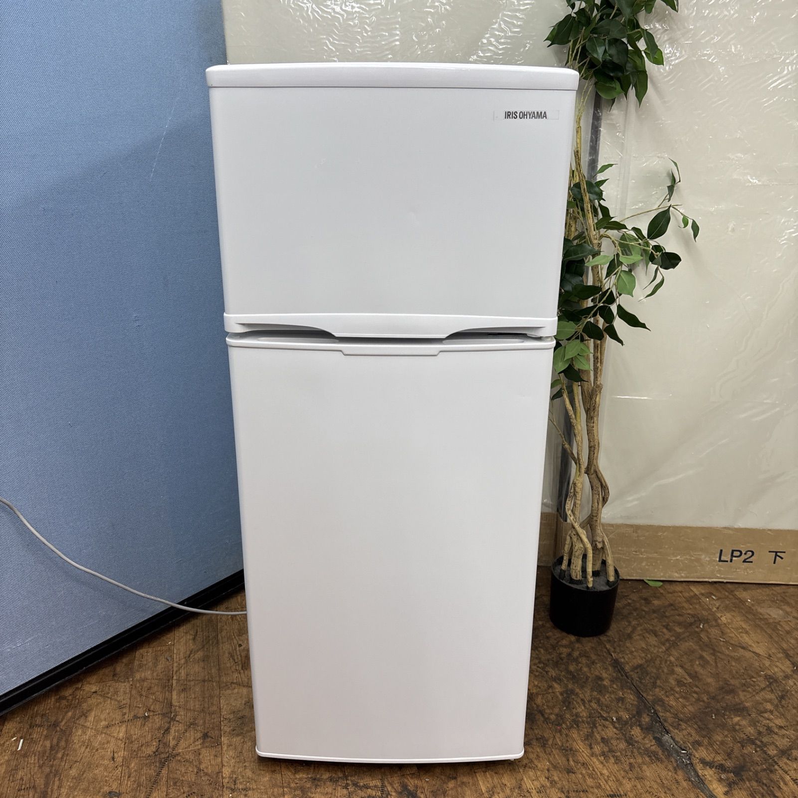I685 ? 名古屋市近郊配送設置無料 アイリスオーヤマ 冷蔵庫 118L 右開き 動作 済 クリーニング済