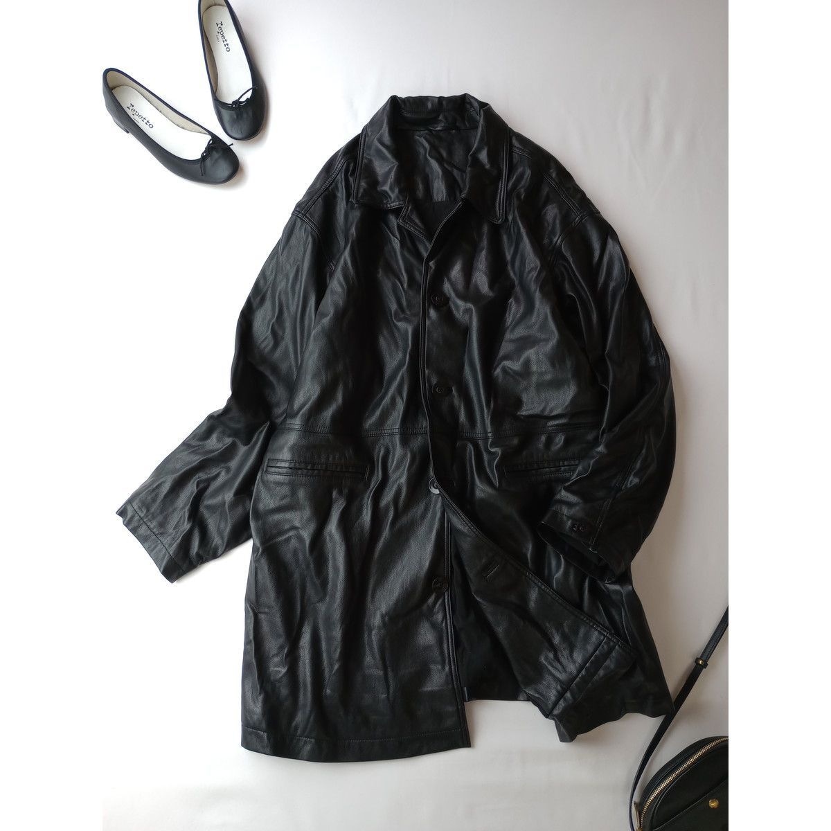 TODAYFUL トゥデイフル エコレザーオーバージャケット38 todayful