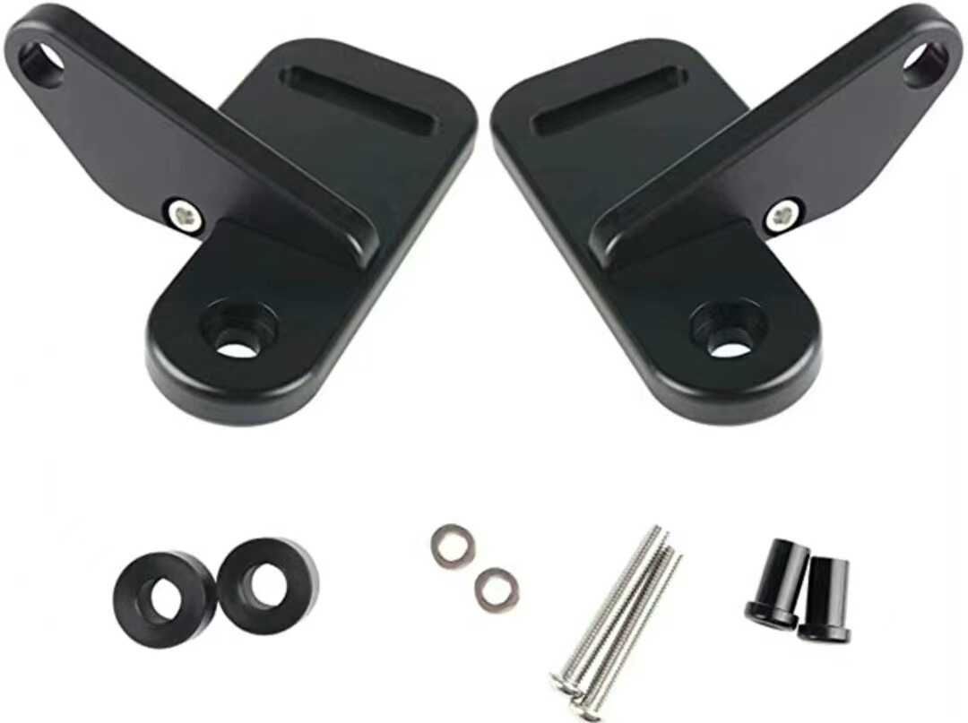 18-23年式ジープ ラングラー JL用 前Aピラー ライトブラケット アルミ合金製 耐久性 ブラック オフロードパーツ