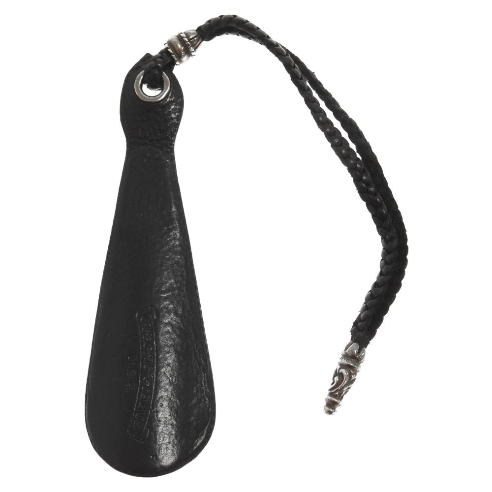 CHROME HEARTS (クロムハーツ) SHOE HORN シューホーン レザー 靴ベラ シルバー/ブラック - メルカリ