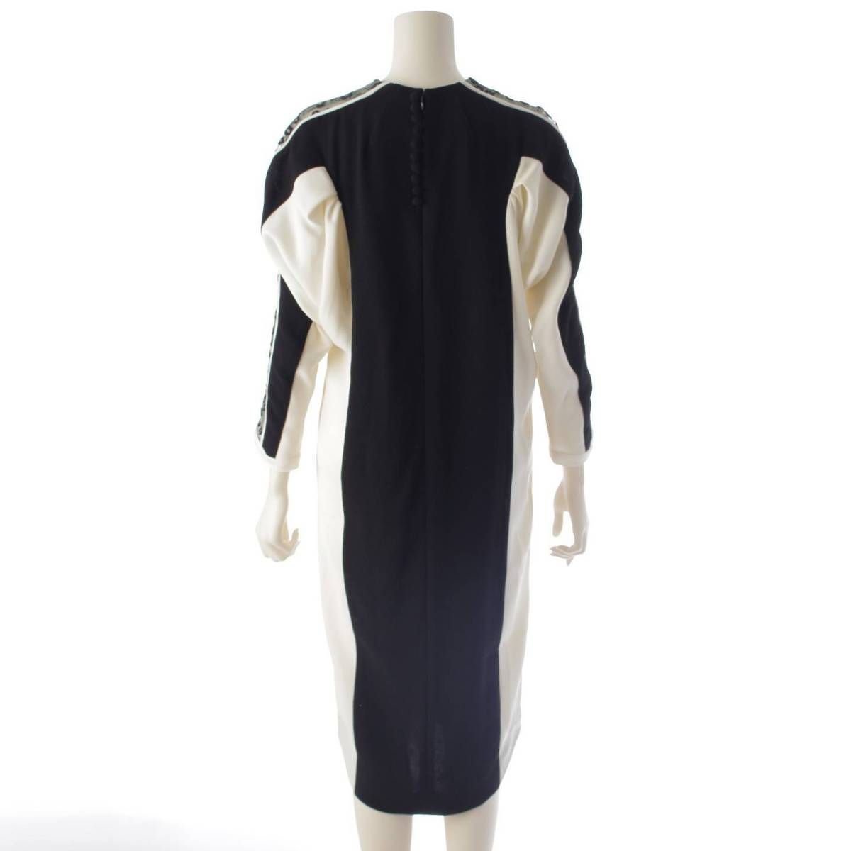 【美品】マメクロゴウチ PEDICEL LACE I-COCOON ワンピース マメクロゴウチ PEDICEL LACE I-COCOON ドレス ワンピース MM18AW