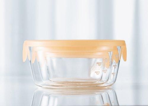日本保?盒玻璃保?碗三件套耐?料理碗泡菜碗 SYT-2418CG