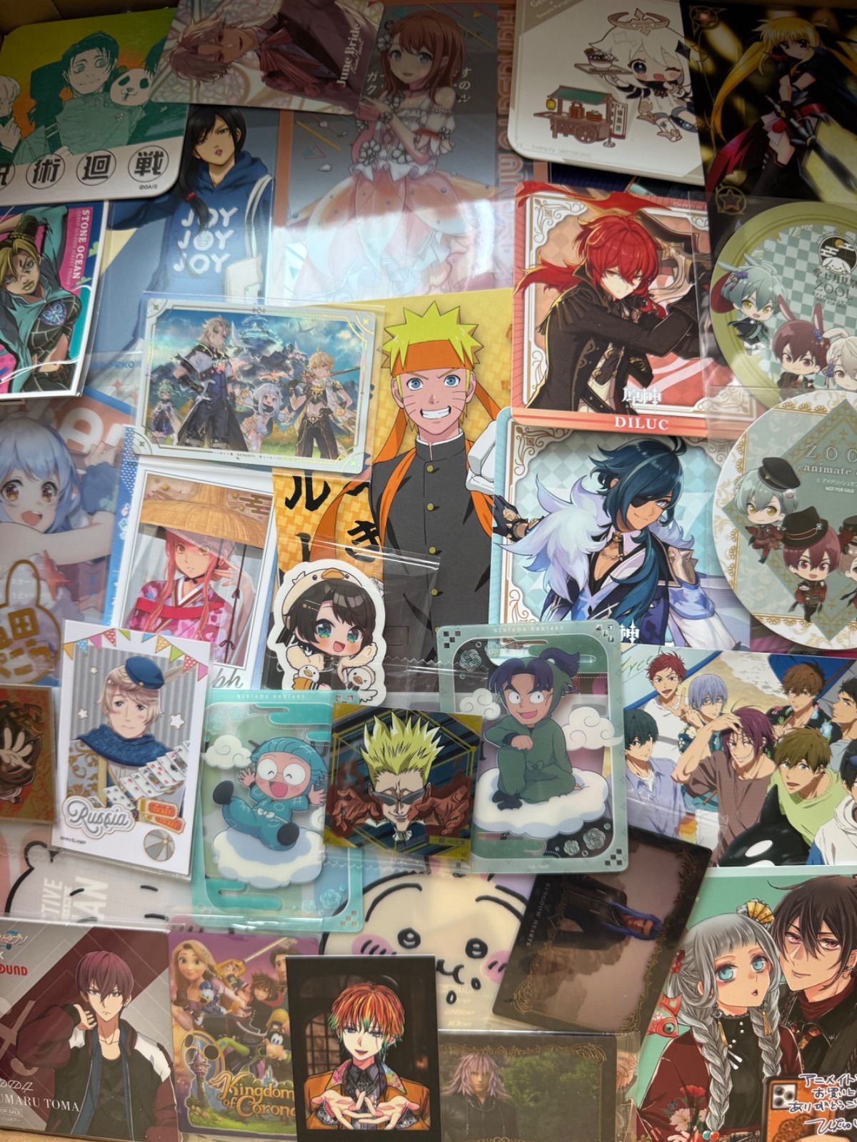紙類 アニメ ゲーム まとめ売り 大量 コースター ポストカード