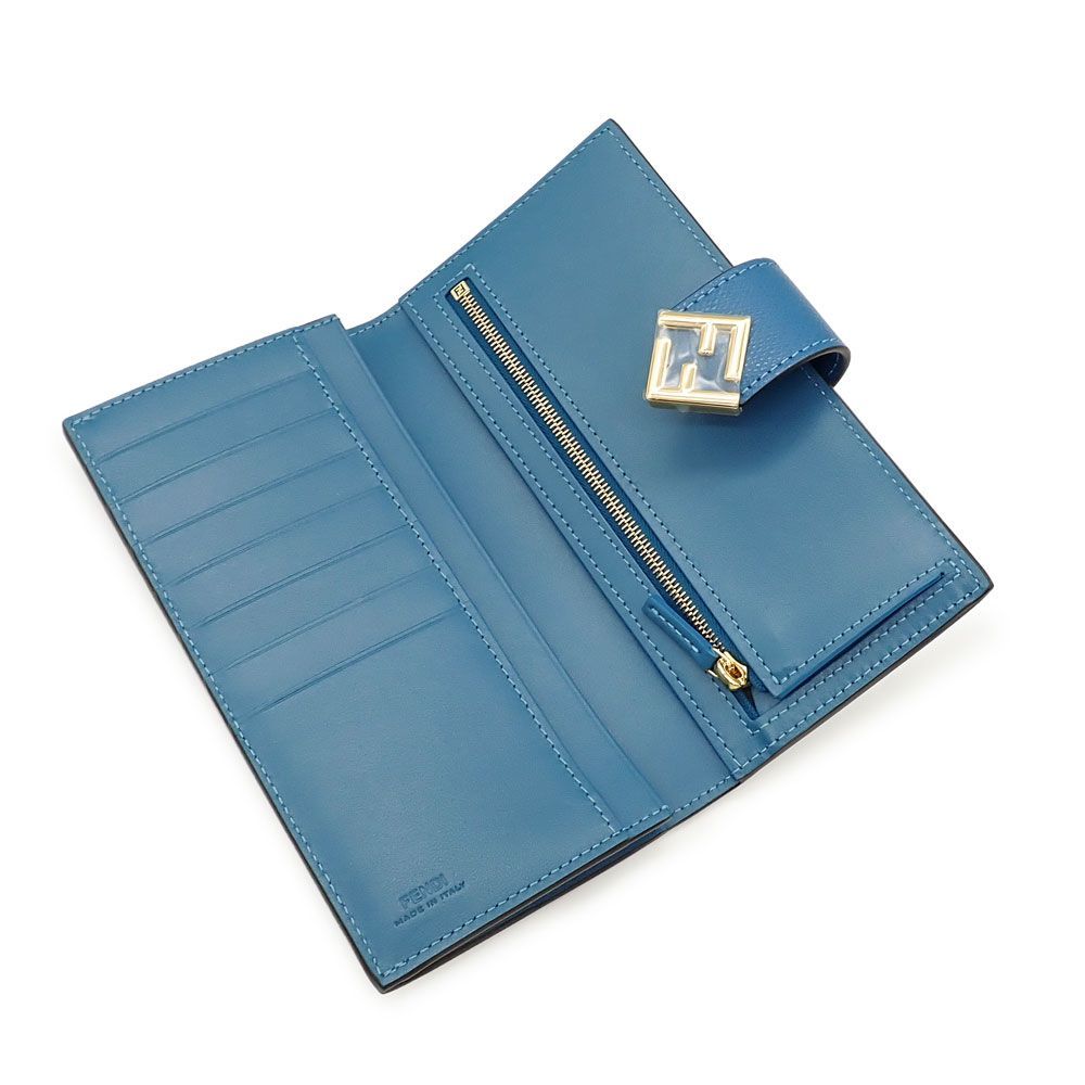 【美品】フェンディ 長財布 ダイアモンド コンチネンタル FFディテール FENDI フェンディ コンチネンタルウォレット FFダイヤモンド 8M0492 長