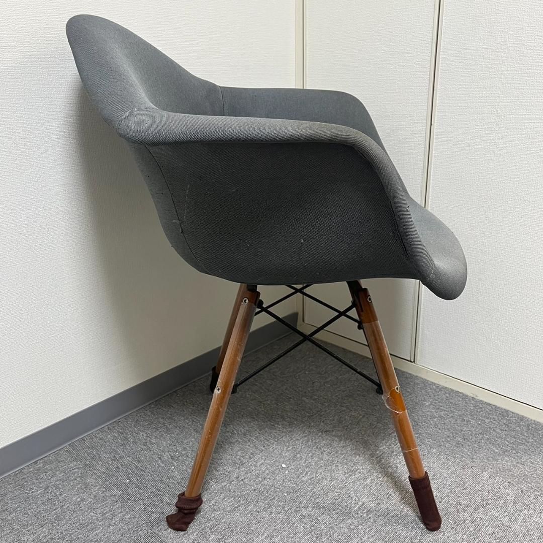 LOWYA アームシェルチェア グレー シェルチェア ファブリック LOWYA アームシェルチェア グレー シェルチェア ファブリック