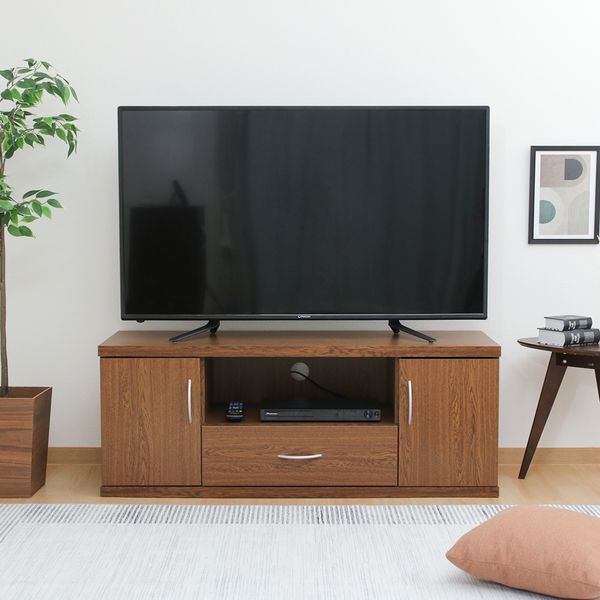 幅約118cmオークブラウン 組立品