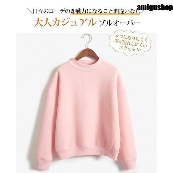 トレーナー スウェット プルオーバー 厚手 裏毛 秋新作