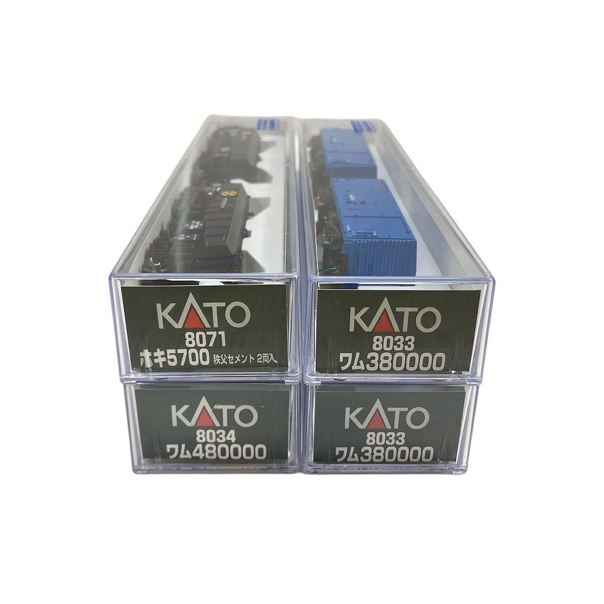 【 24個セット 】 KATO 鉄道模型 まとめ売り タキ ワフ KATO 8071 8033 8034 ホキ5700 ワム380000 ワム480000 4点セット