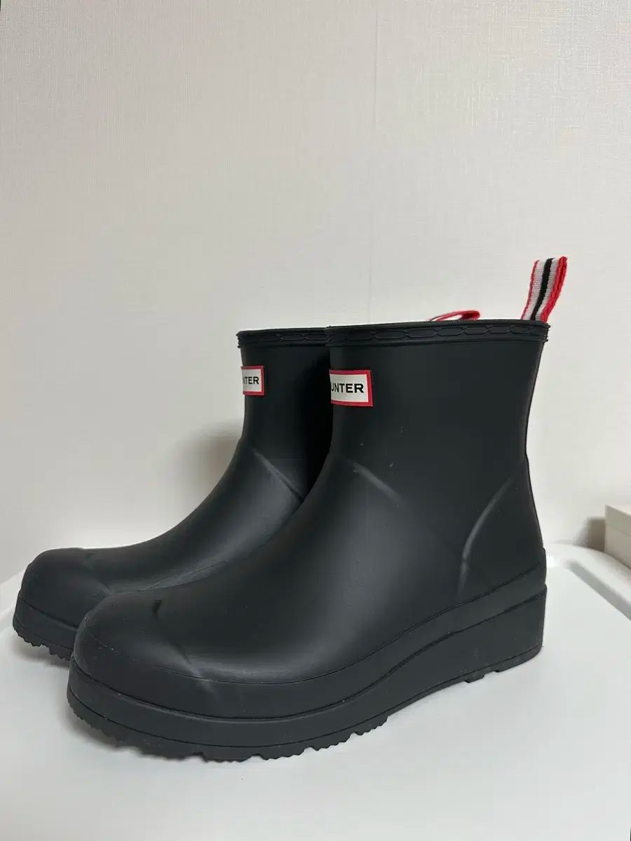 ショートレインブーツ 黒