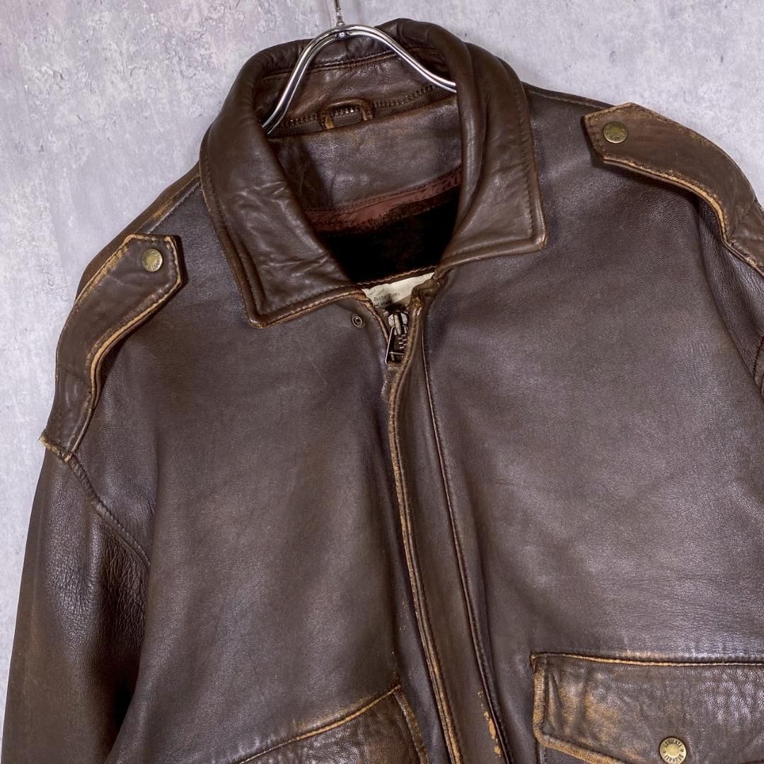 BRUNATI』 (L) フライトレザージャケット - メルカリ
