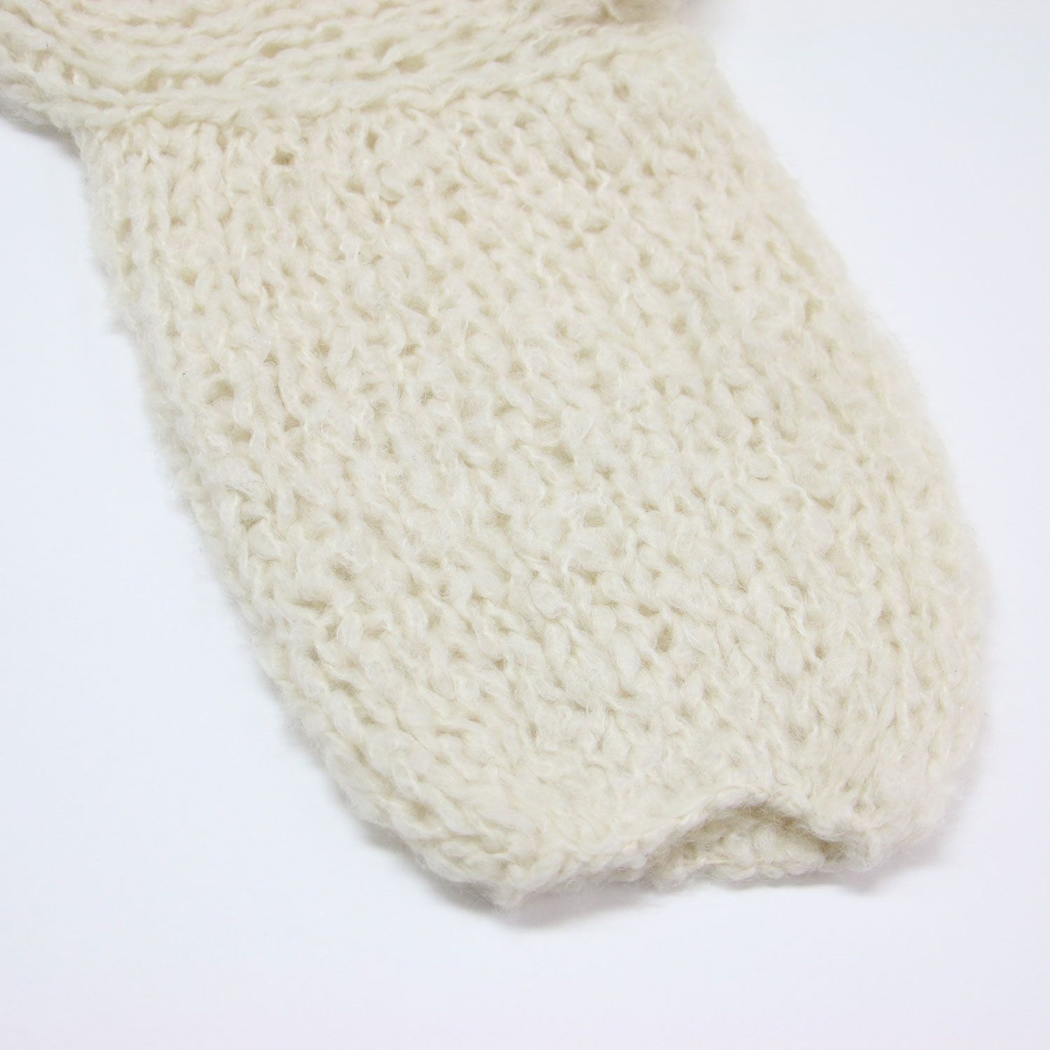 Plage - Plage プラージュ ニット ホワイト 白 サイズ:FREE | 22秋冬 ハンドニット ジャンボタム ニット | HAND KNIT | 長袖 ラウンドネック ワイド モヘヤ ウール | トップス セーター【レディース】【中古】 Plage プラージュ ニット ホワイト 白 サイズ:FREE | 22秋冬