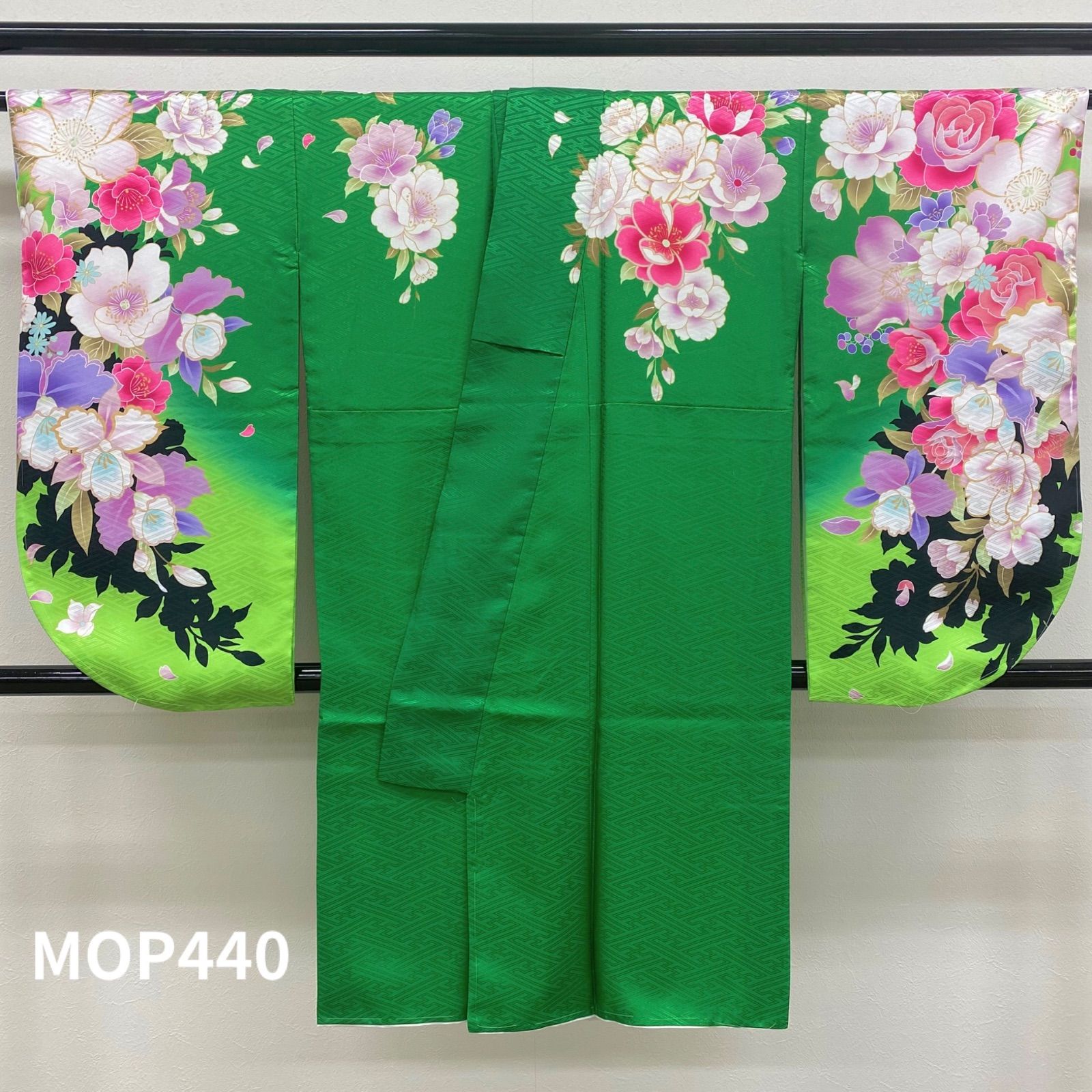 二尺袖 ポリエステル着物 紋意匠 袴用 MOP440