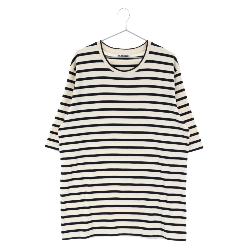 JIL SANDER (ジルサンダー) T-SHIRT CN SS コットンボーダークルー