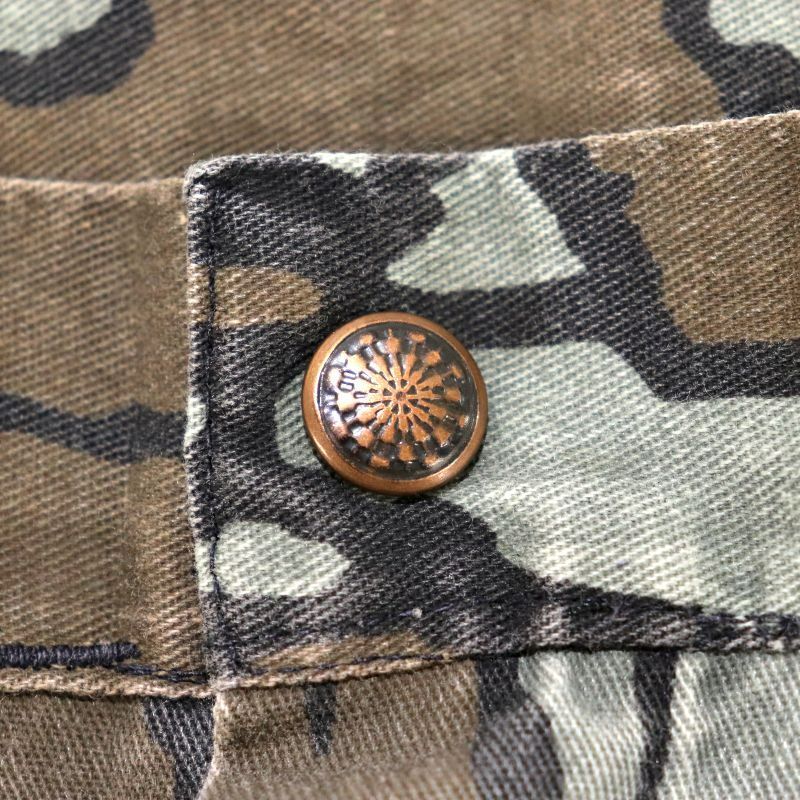 80s vintage トレバークカモ ベイカータイプ コットン パンツ メンズ S