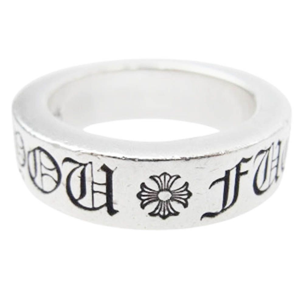CHROME HEARTS クロムハーツ 原本無 6ｍｍ SPACER FUCK YOU ファックユー スペーサー リング シルバー系 約13.5号 WWW_SHINETEETH_COM
