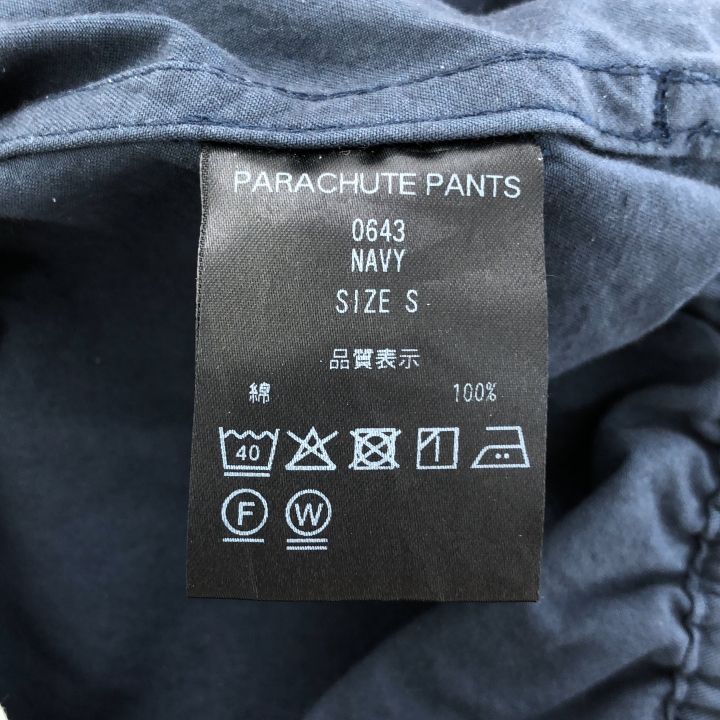 THE SHISHIKUI 0643 PARACHUTE PANTS レディース ネイビー S