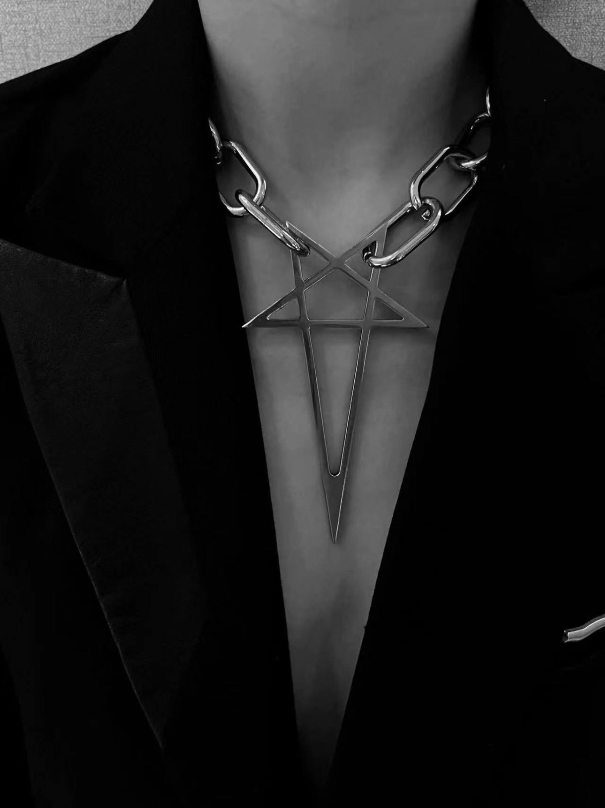 Rick Owens ペンタグラムイージーチョーカー Rick Owens イージーチョーカー Rick Owens ss20 pentagram choker