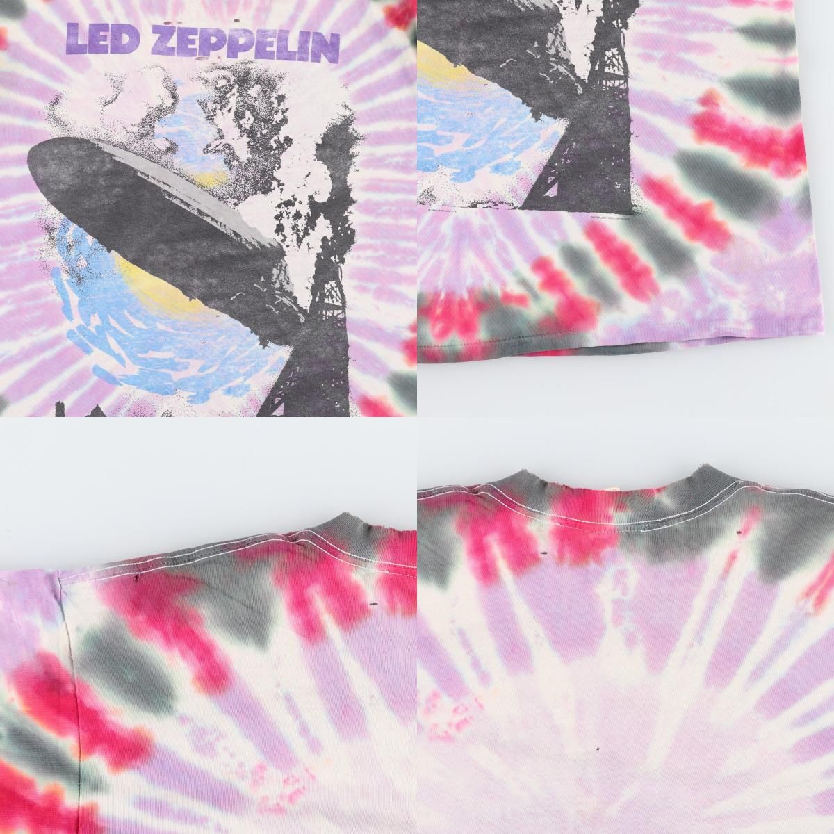 古着 90年代 LED ZEPPELIN レッドツェッペリン タイダイ柄 バンドT