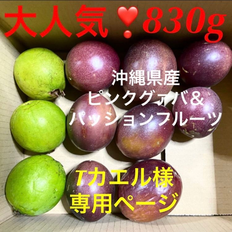 Tカエル様専用♡大人気❣️沖縄県産ピンクグァバ＆パッションフルーツ