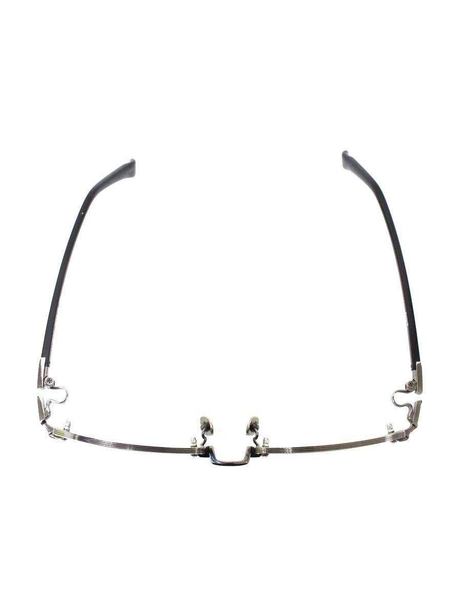 フォーナインズ TW-61T メガネ シルバー/ブラック メタルフレーム  