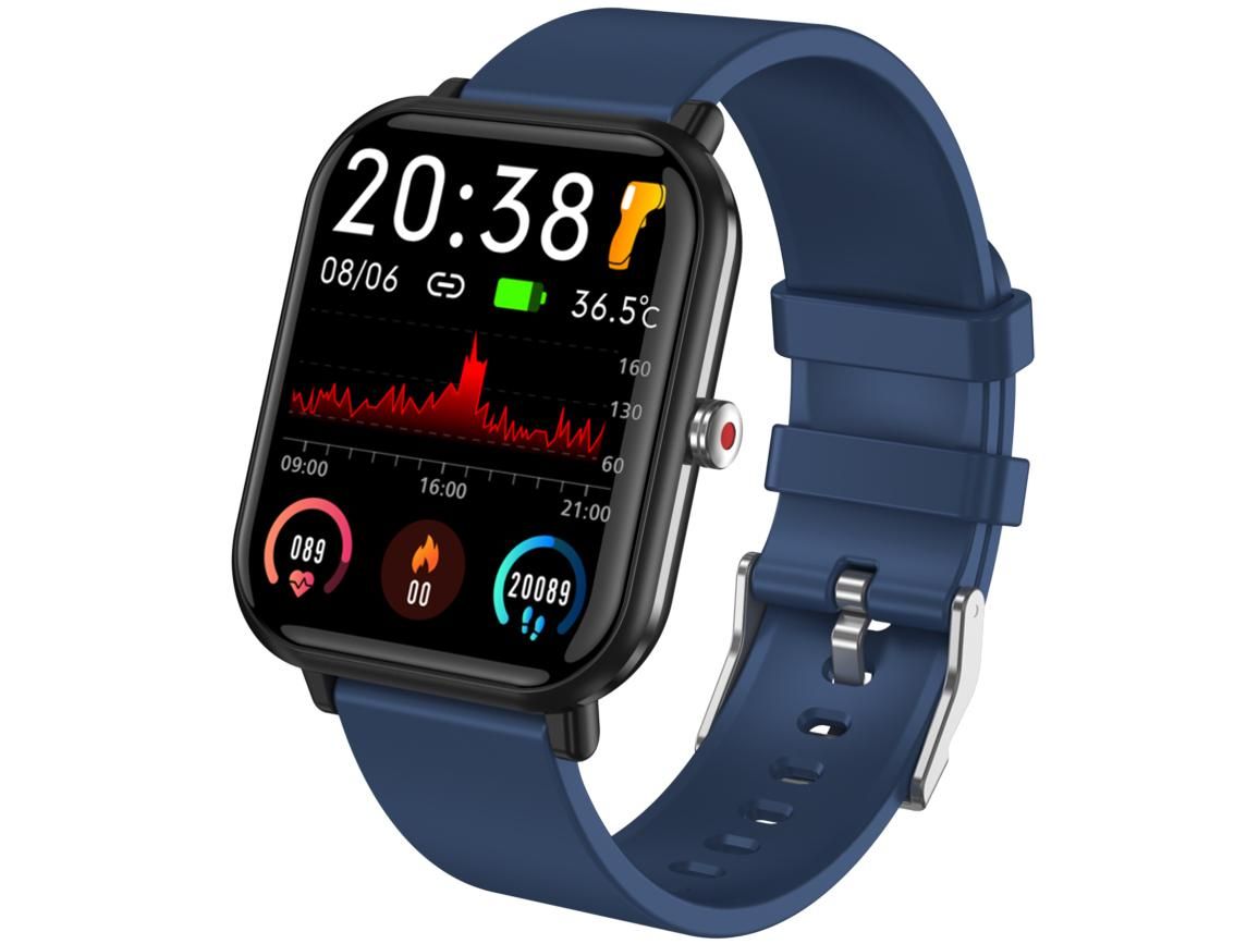 【新品・4営業日で発送】SMART R Q-9PRONV Q-9PRONV スマートウォッチ ネイビー