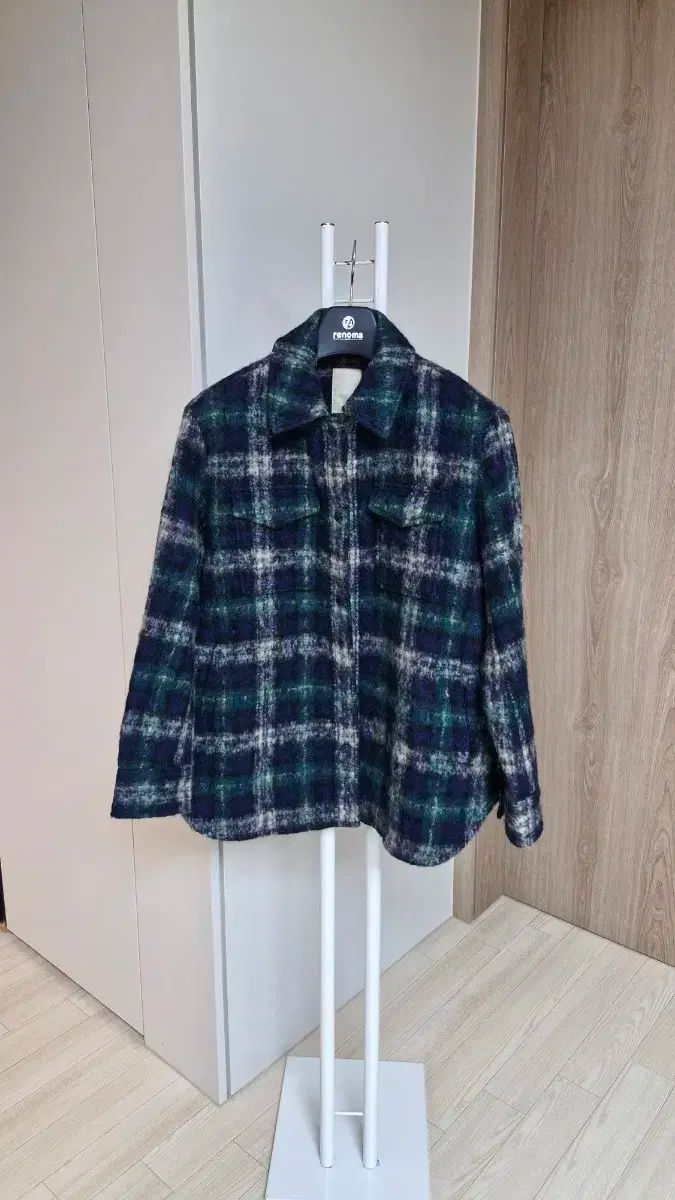 BEAN POLE ビーンポール アルパカミックス 軽量 レディースシャツ型アウター 95