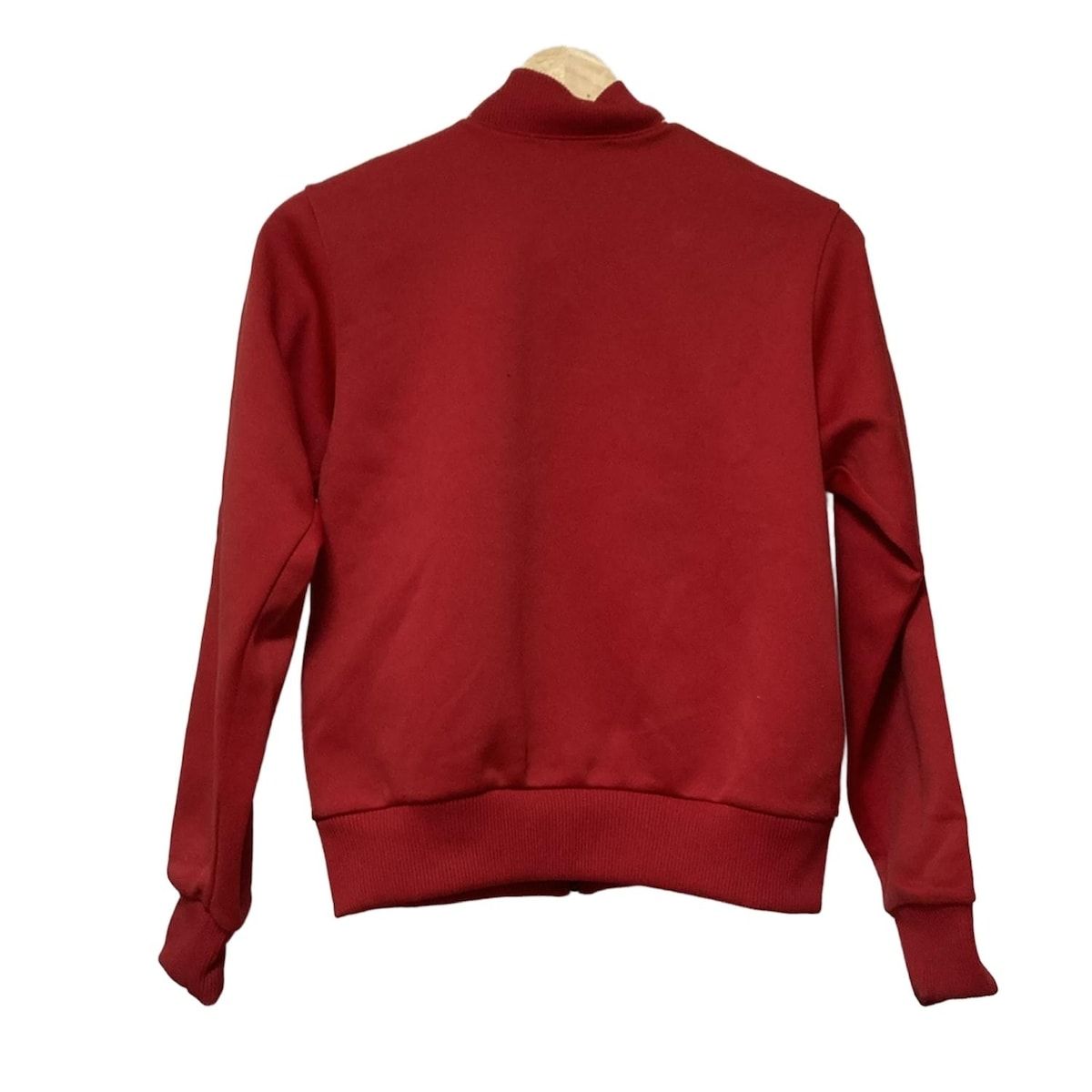 robe de chambre COMME des GARCONS ローブドシャンブル コムデギャルソン ジャージ レディース - レッド×アイボリー 長袖|ジップアップ