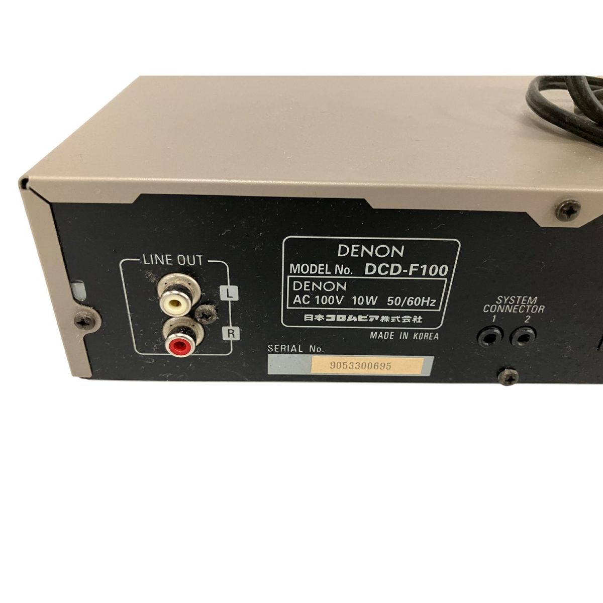 DENON DCD-F100 DRA-F100 セット DENON DCD-F100/DRA-F100/DMD-F100/SC-F100 システムコンポ