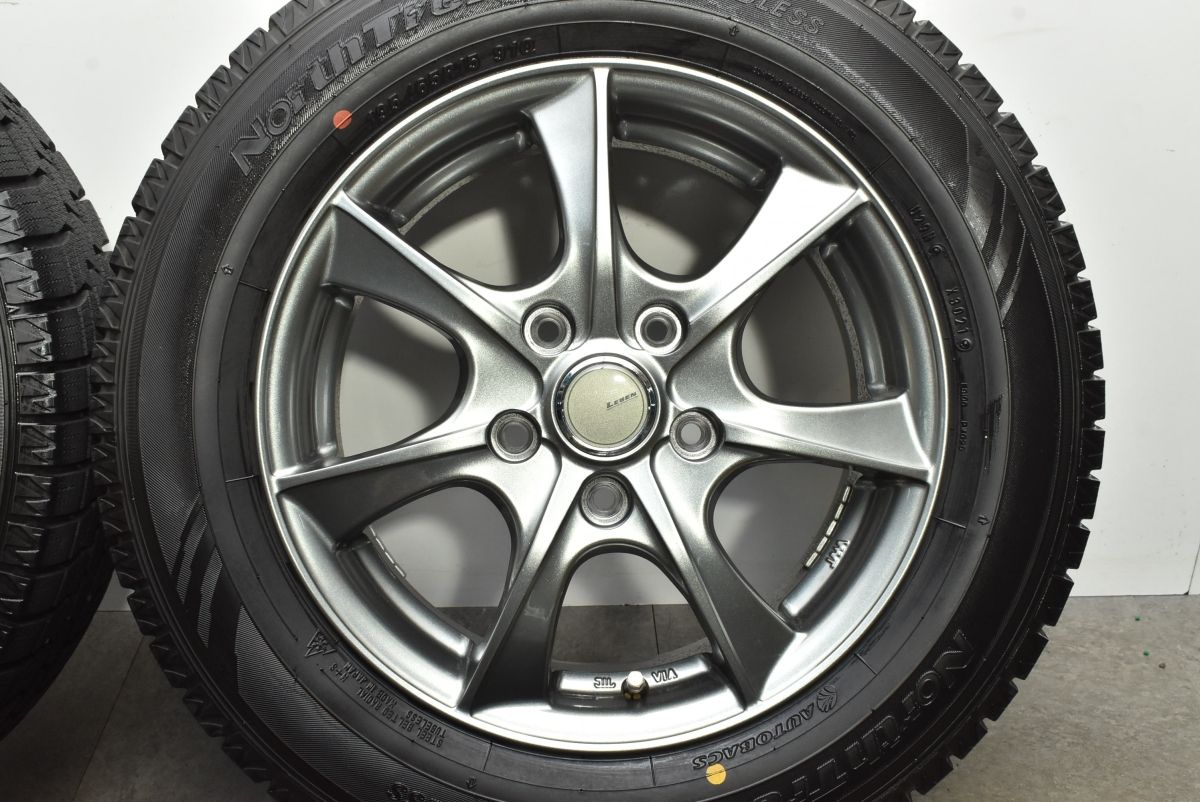 確かな品質。必見！ バリ溝 LEBEN 15in 6J 52 PCD114.3 ノーストレック N3i 195|65R15 ノア ヴォクシー ステップワゴン セレナ アクセラスポーツ さっぱりした