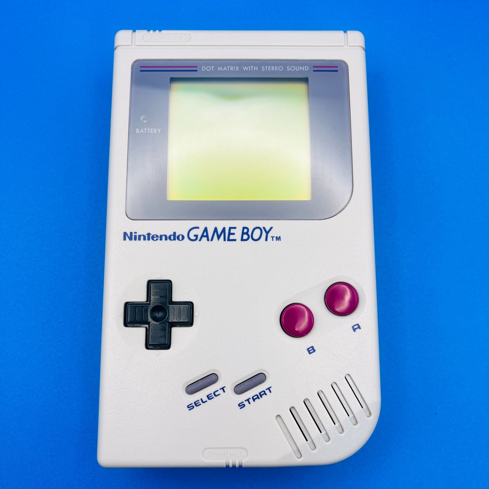 動作確認済 初代ゲームボーイ 本体 gameboy GB はやく レトロ ゲーム機