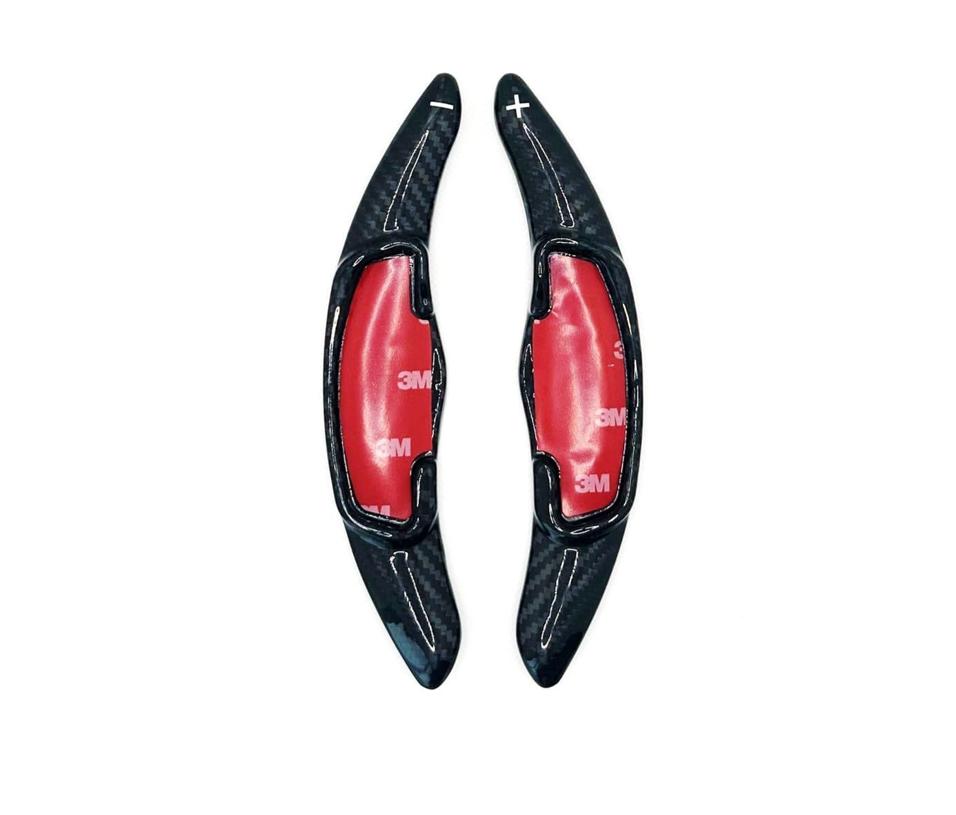新品 EVOGEAR 社外品 ホンダ 専用 パドルシフトカバー パドルシフトエクステンション CR-V CIVIC アコード スピリア オデッセイ アキュラ CDX RDX (黒カーボン)