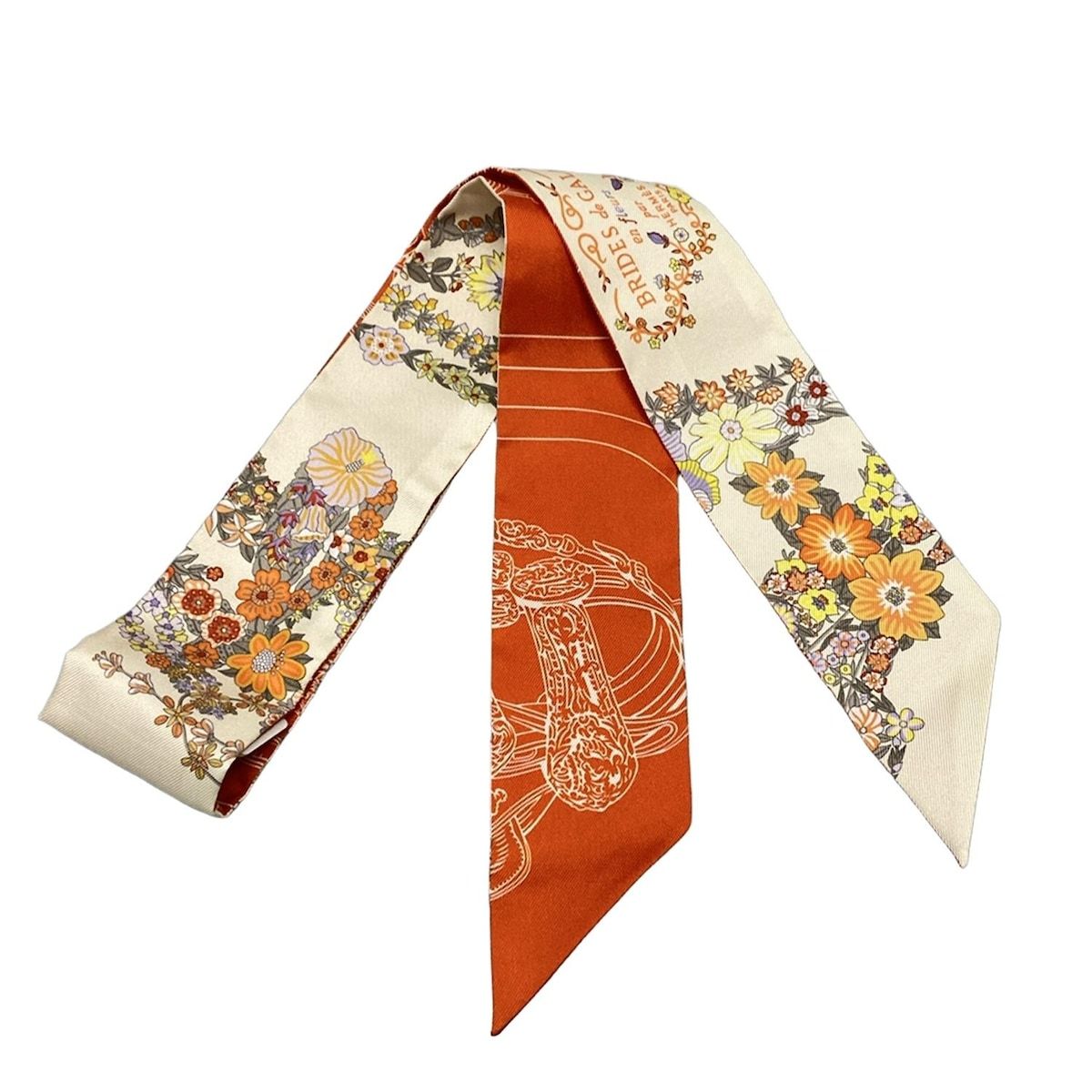 HERMES(エルメス) スカーフ新品同様 ツイリー ヴァニーユ HERMES(エルメス) スカーフ新品同様 ツイリー ヴァニーユ