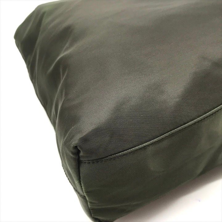 PRADA プラダ テスート ナイロン 三角 ロゴプレート ショルダー トート  