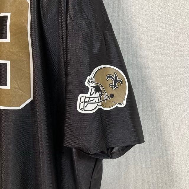 NFLセインツSAINTSゲームシャツTシャツ両面プリントロゴ刺繍 NFLセインツSAINTSゲームシャツTシャツ両面プリントロゴ刺繍