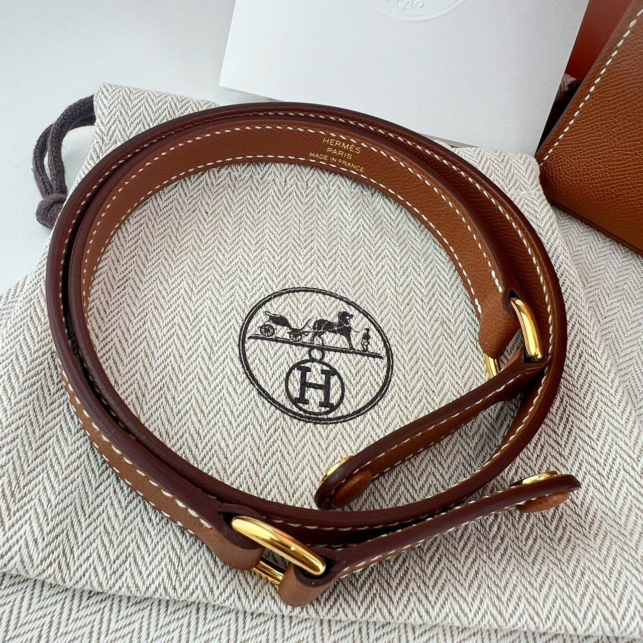 新品未使用 HERMES エルメス Kelly elan Gold ゴールド Madame マダム  