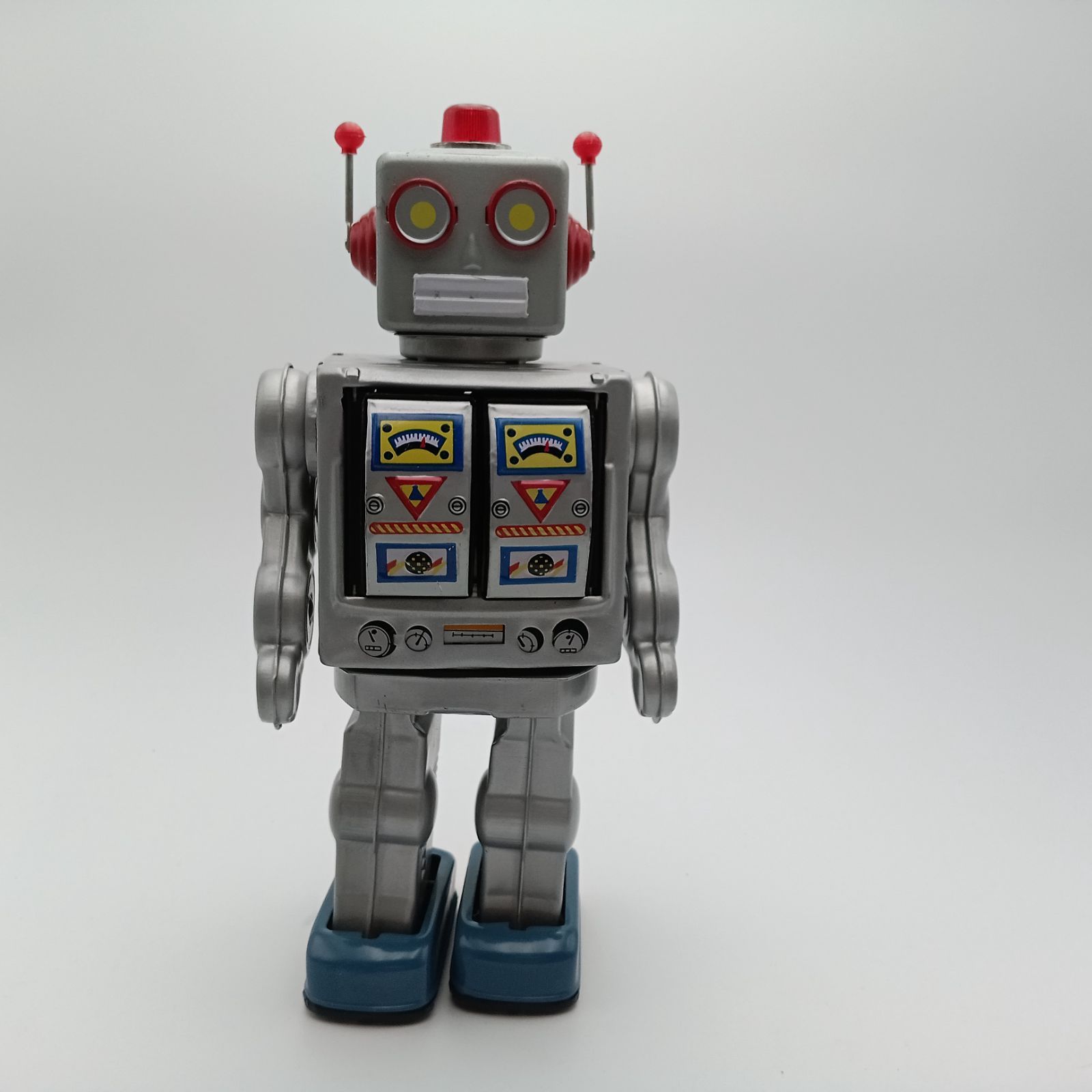 超希少 ブリキロボットSPACE WALK MAN箱付 動作品！ 希少】スペースウォークマン SPACE WALKMAN ブリキロボット 昭和