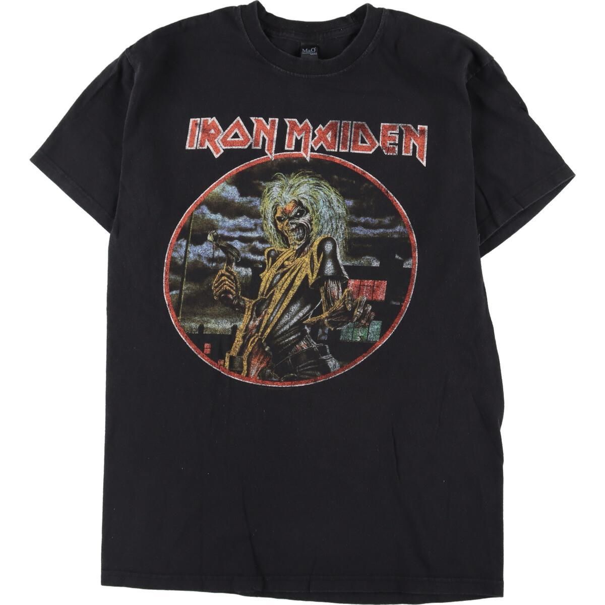 古着 M&O gold IRON MAIDEN アイアンメイデン バンドTシャツ バンT