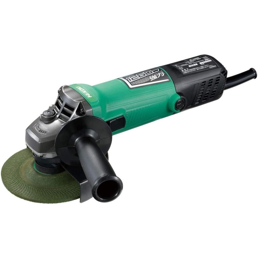 HiKOKI 旧日立工機 電気ディスクグラインダ 砥石外径125mm AC100V 820W 再起動防止機能 ソフトスタート G13S6 SSS ディスクグラインダ