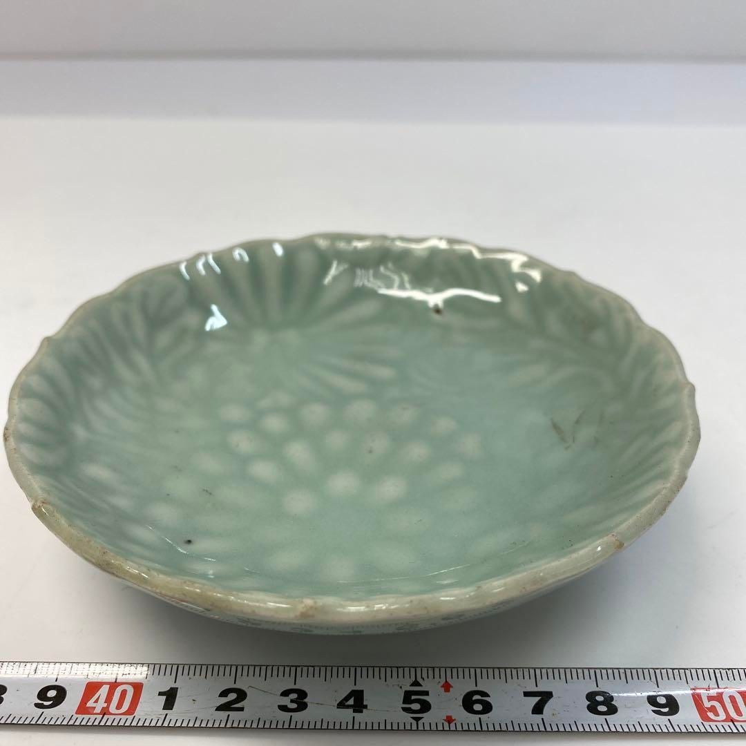 江戸時代 鍋島青磁 中皿 直径約13㎝ 東里6-0615① - メルカリ