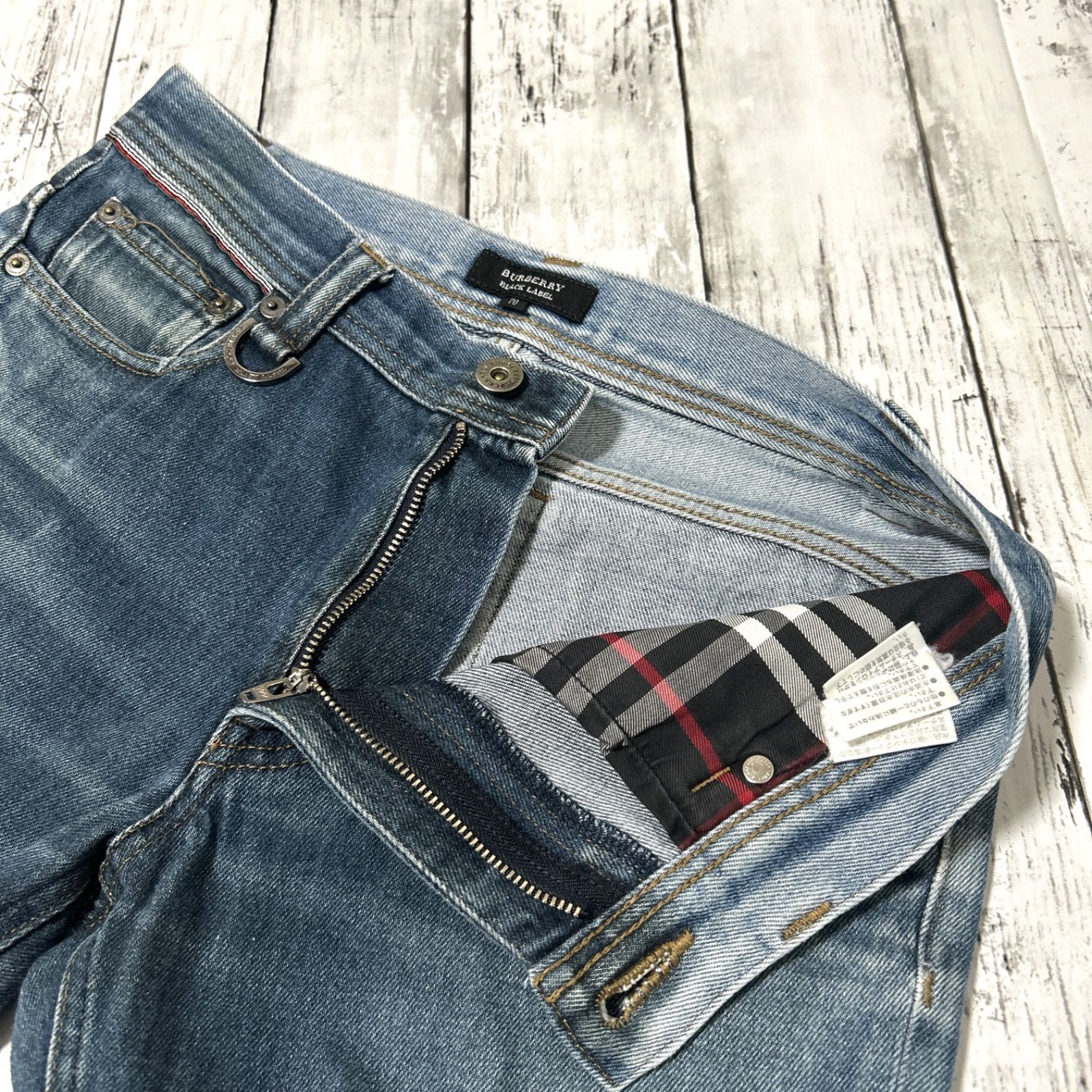BURBERRY BLACK LABEL バーバリー ブラックレーベル メンズ デニム 