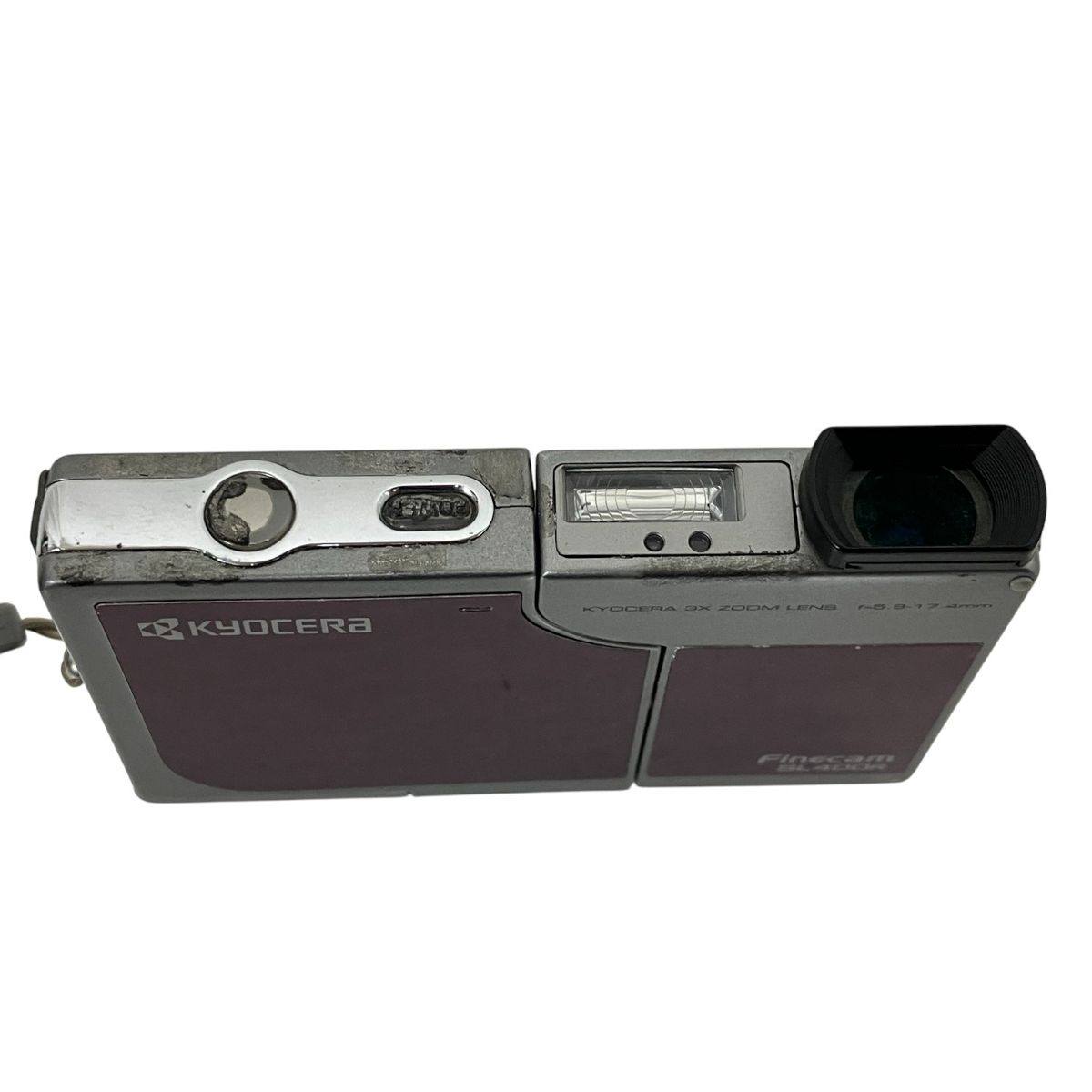 KYOCERA FINECAM SL400R バーガンディ コンパクトデジタルカメラ